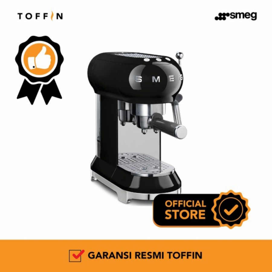 Jual SMEG ECF01 Espresso Coffee Machine Black Hitam Shopee Indonesia