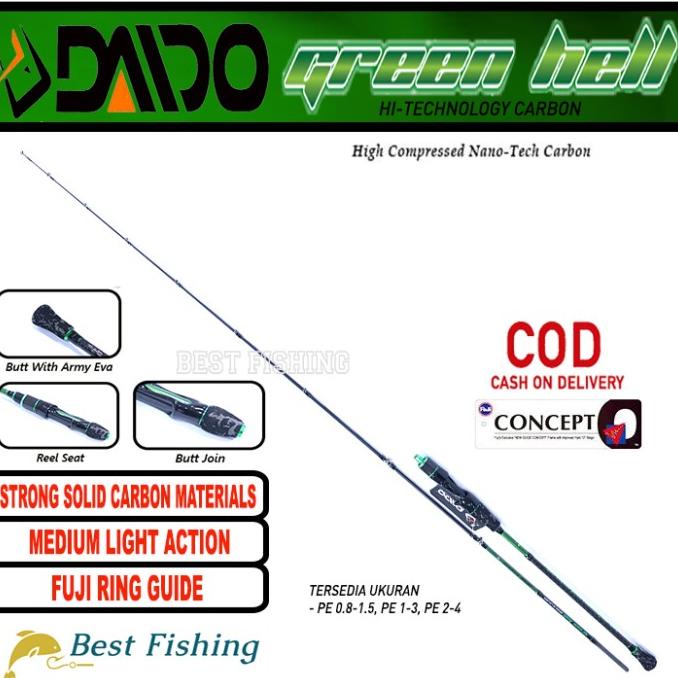 JORAN DAIDO GREEN HELL LIGH JIGGING SERIES PE1.5 PE2 PE3