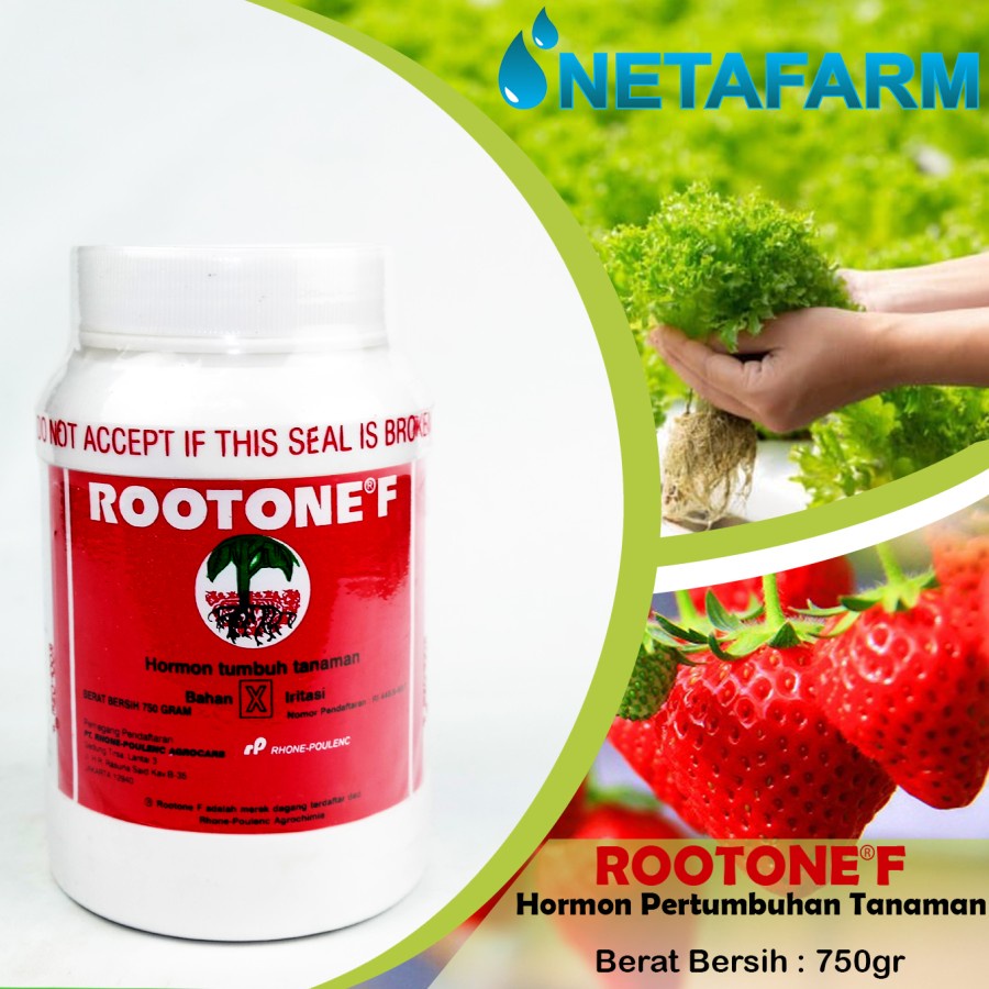 Rootone F 750 gr Hormon Pertumbuhan Akar Mengandung Fungisida - 1 pcs
