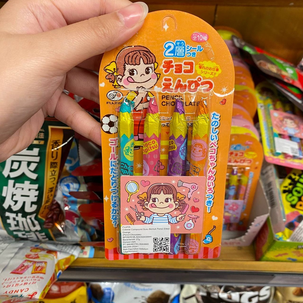 

Fujiya Pencil Chocolate Coklat Susu bentuk Pensil