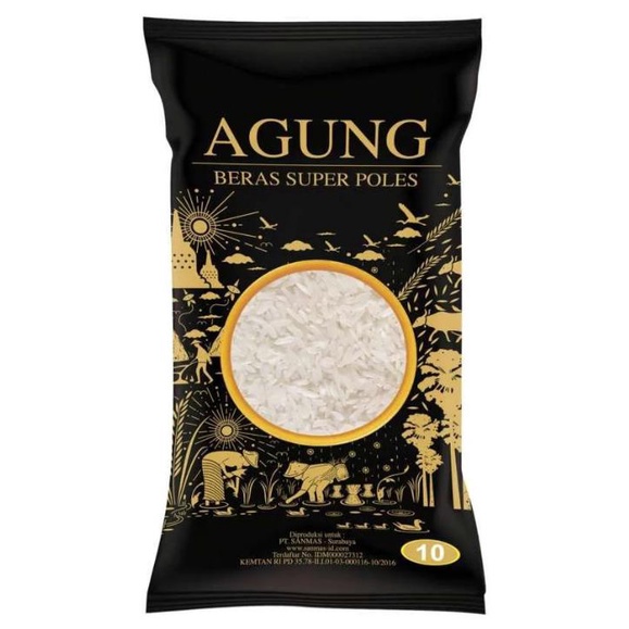 beras pulen premium agung 10 kg