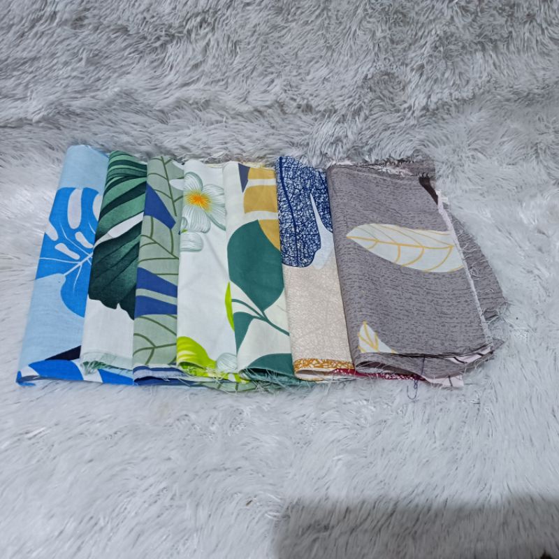 KAIN PERCA SPREI 20X20 PERCA KATUN PERCA KATUN JEPANG PETCA MIKROTEX PERCA SUDUT SPREI PERCA BAHAN K