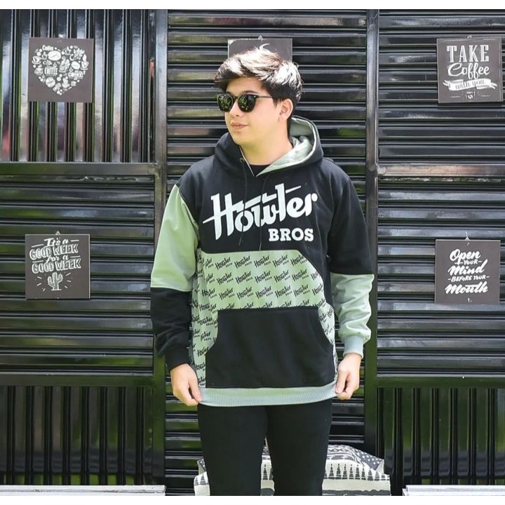 Jacket HOWLER Hoodie Oversize Sweater Pria Gravity Warna Kombinasi Daily Look Style Fashion Ala Korean