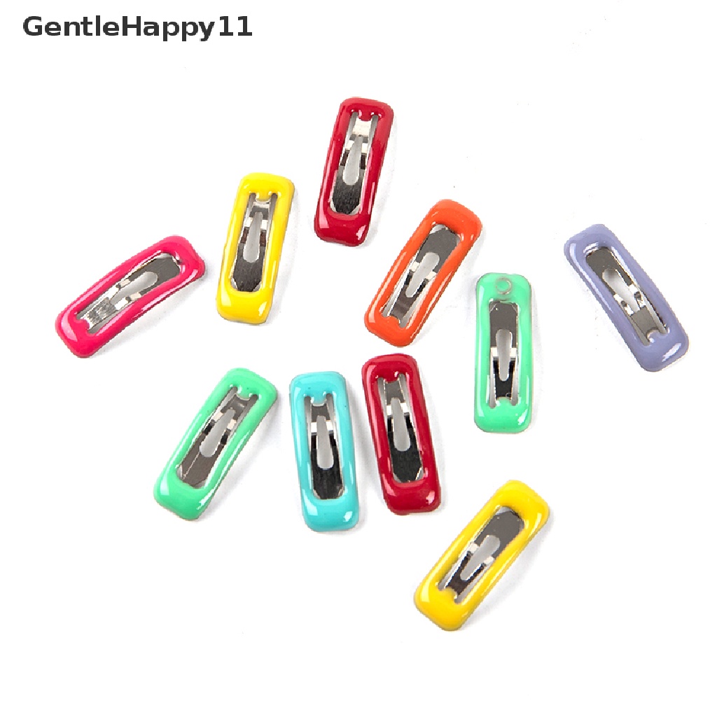 Gentlehappy 10Pcs/set Aksesoris Boneka Blyth1/61/12Ob11 Klip Boneka Mini 2cm Jepit Rambut id