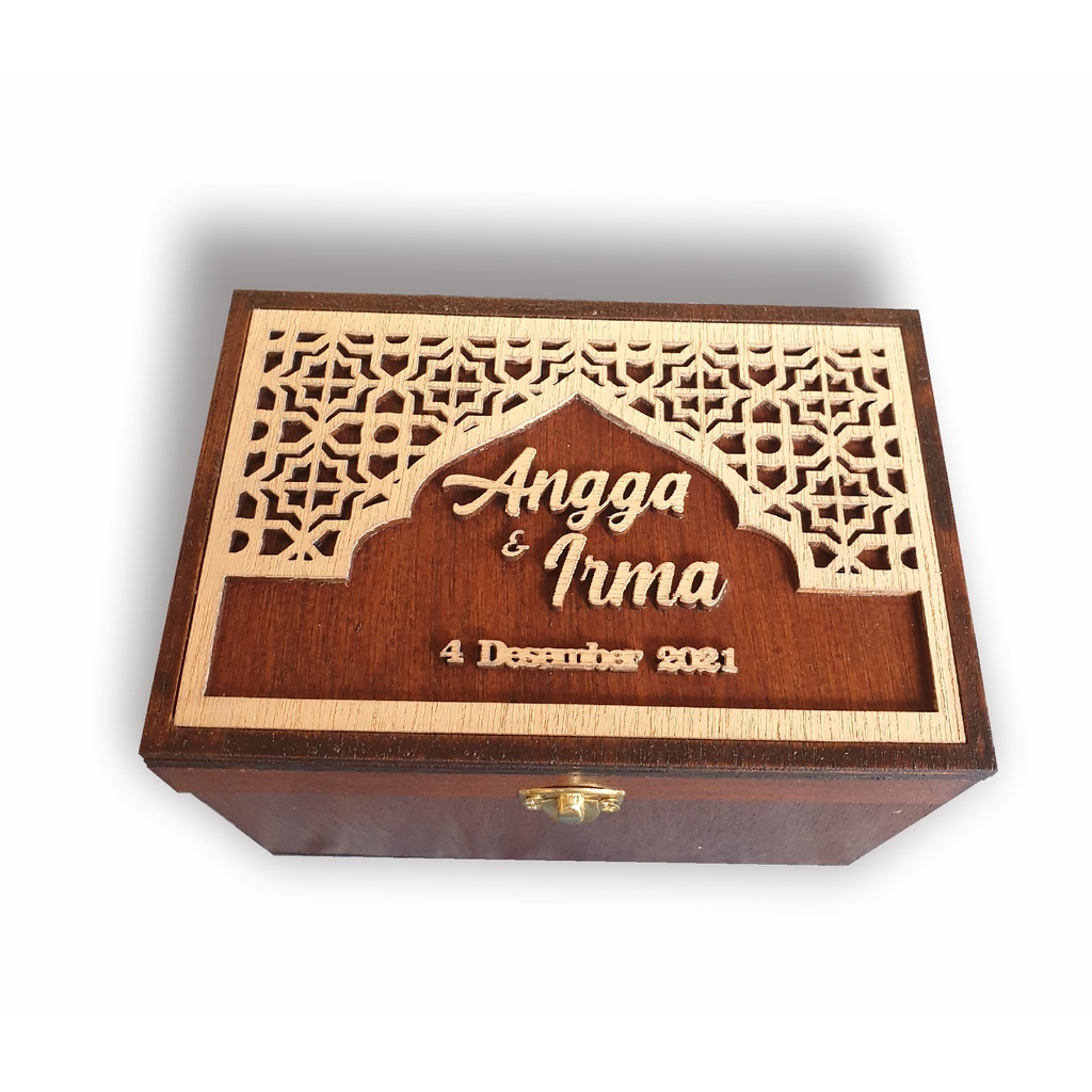 ANZ1 Kotak Uang/ Money Box Laser Cutting Design A