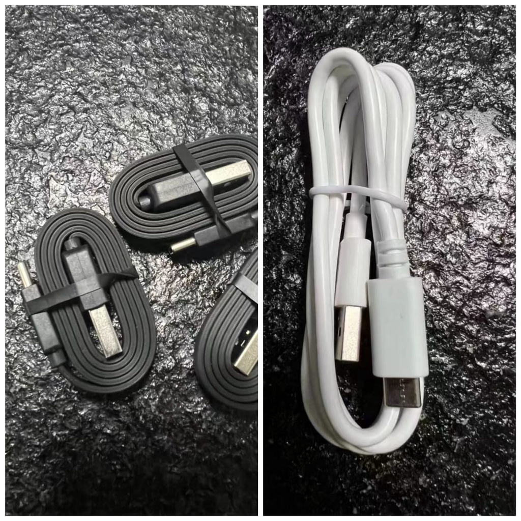 Kabel data tipe c kabel hitam 30cm dan putih 1M support semua realme / infinix dll