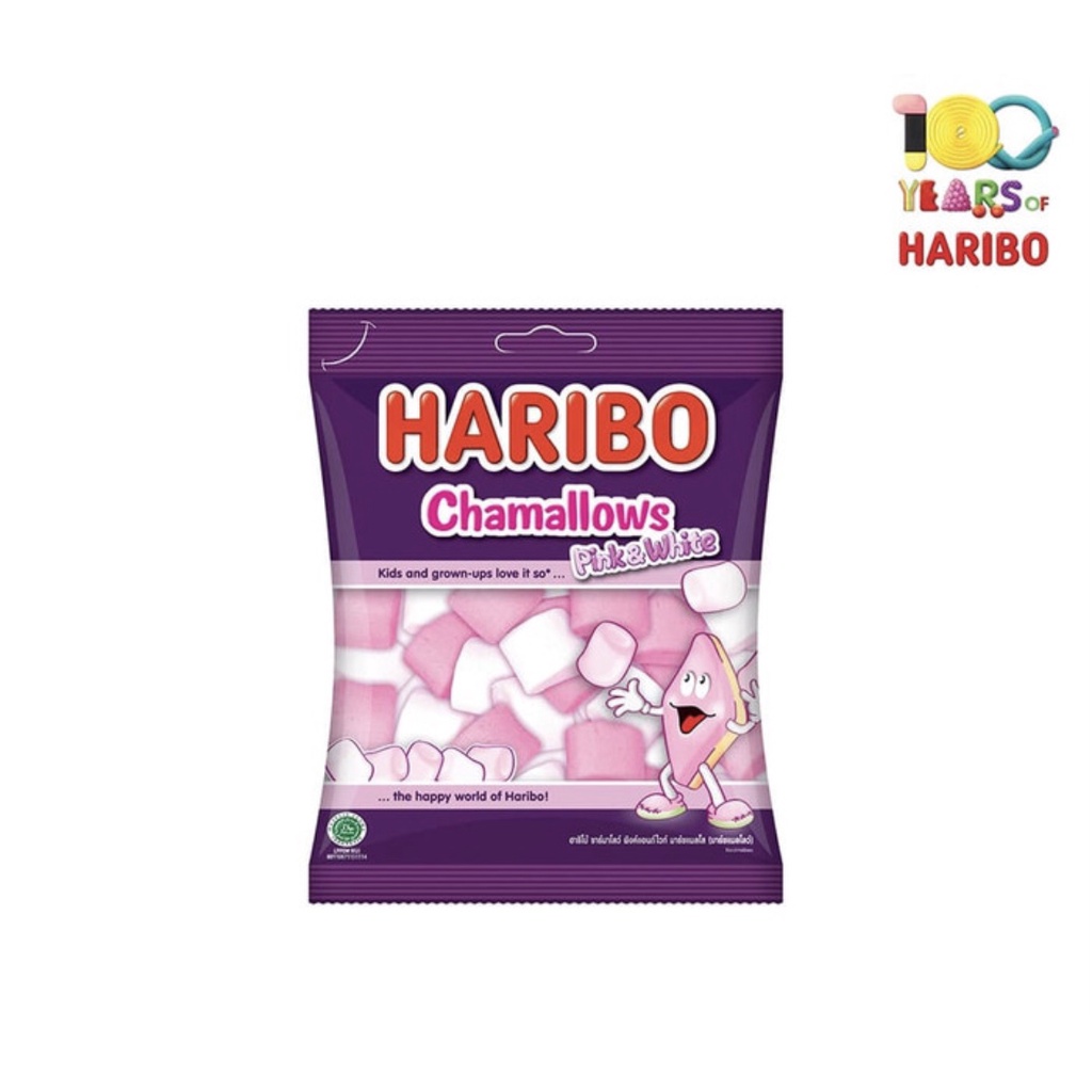 

Haribo Chamallows Pink & White Marshmallows 70 gr