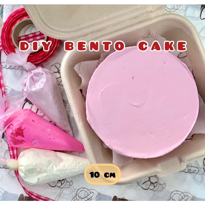 DIY korean cake / bento cake karya sendiri