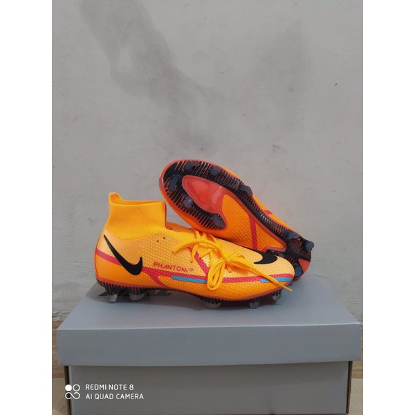 SEPATU BOLA NIKE PHANTOM GT2 HIGH ORANGE DF-SEPATU BOLA NIKE-SOCCER