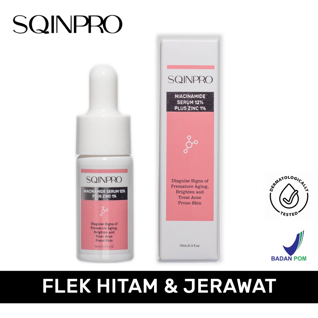 Sqinpro Niacinamide Serum 12% + Zinc 1 % 10ml