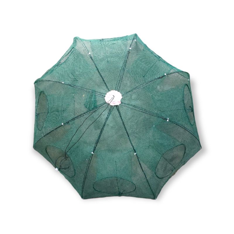 Perangkap Jaring Ikan Model Payung 8 Lubang