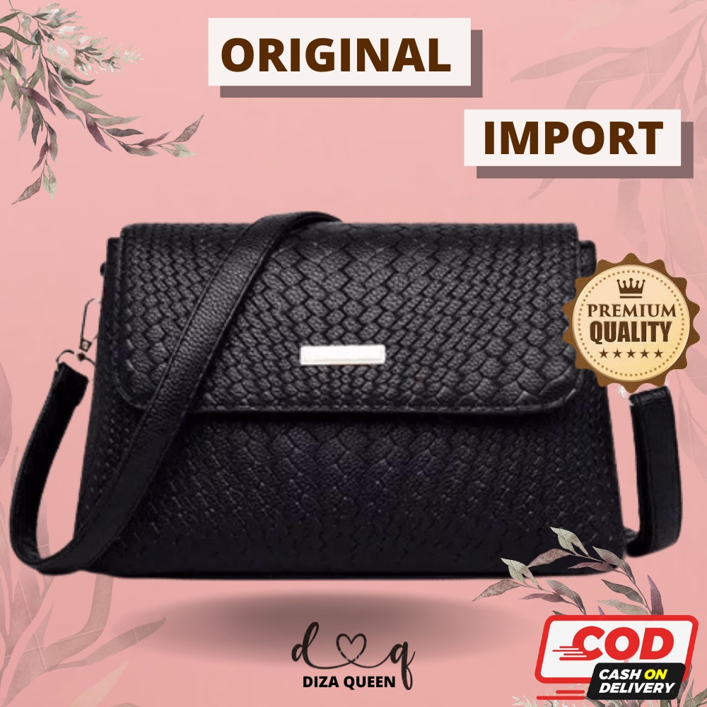 DQ611 Tas Selempang Wanita TF7056 LT1650 EL5178 SS104 Slingbag Import Tas Fashion