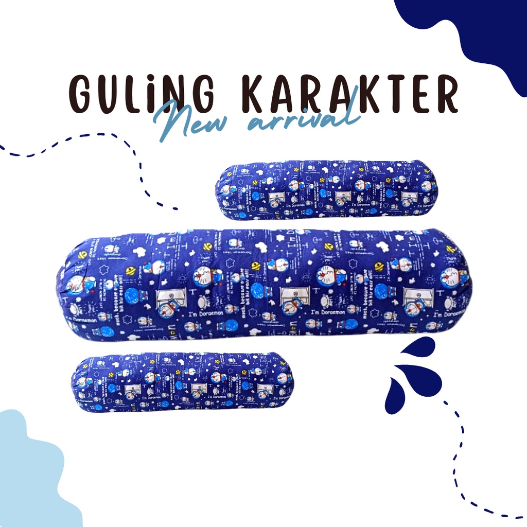 Guling karakter lucu ukuran 85x20cm nyaman buat tidur