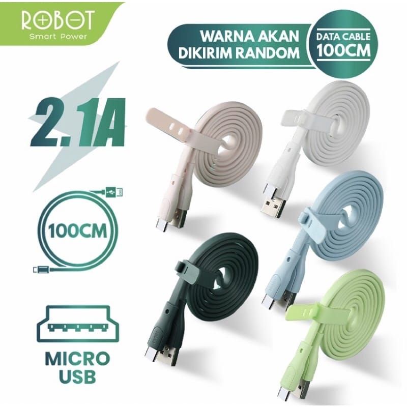 KABEL DATA ROBOT RGM100 KABEL CHARGER CASAN ROBOT RGM 100 FOR ANDROID MICRO