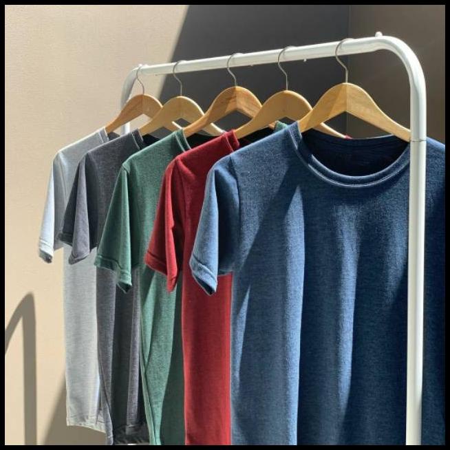 Kaos Polos Pria Misty Twotone Cotton Combed Lengan Pendek murah
