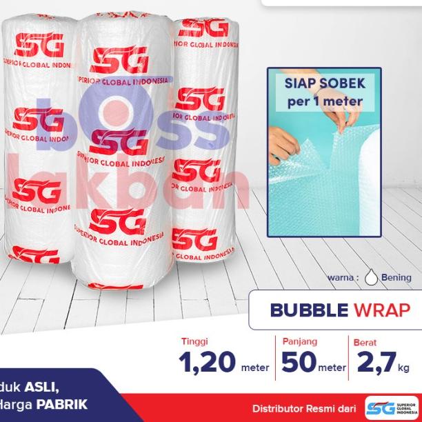 

Bubble Wrap BENING SIAP SOBEK 120 cm x 50 meter