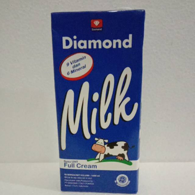 Susu uht full cream 1 liter merk diamond