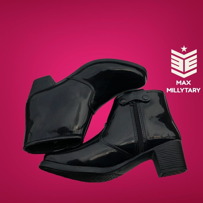 Sepatu pdh wanita sepatu dinas polwan sepatu dinas secwan sepatu kowad bekualitas