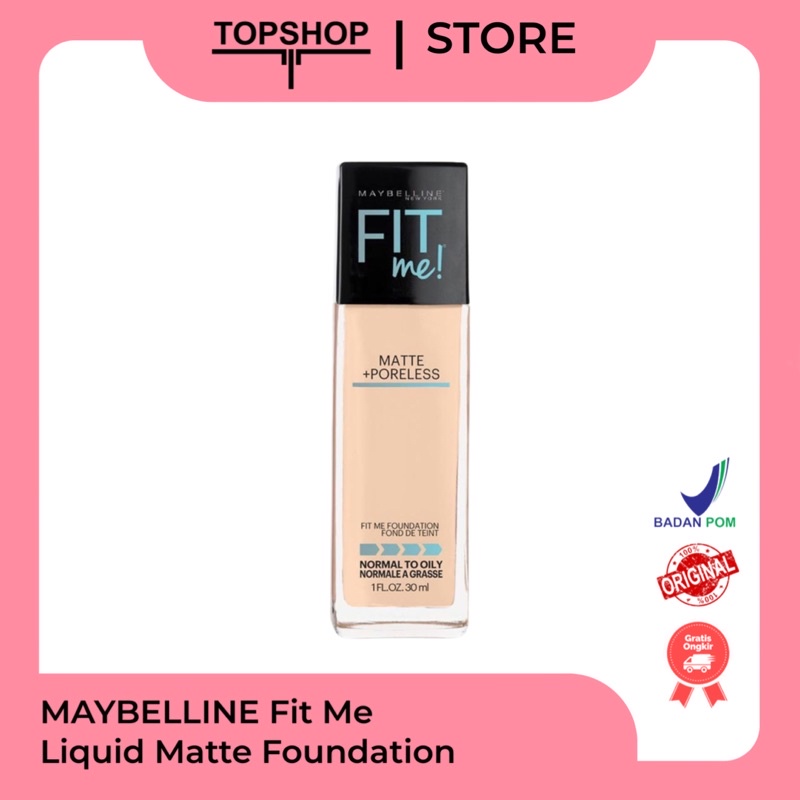 Maybelline Fit Me Foundation PUMP Matte Poreless