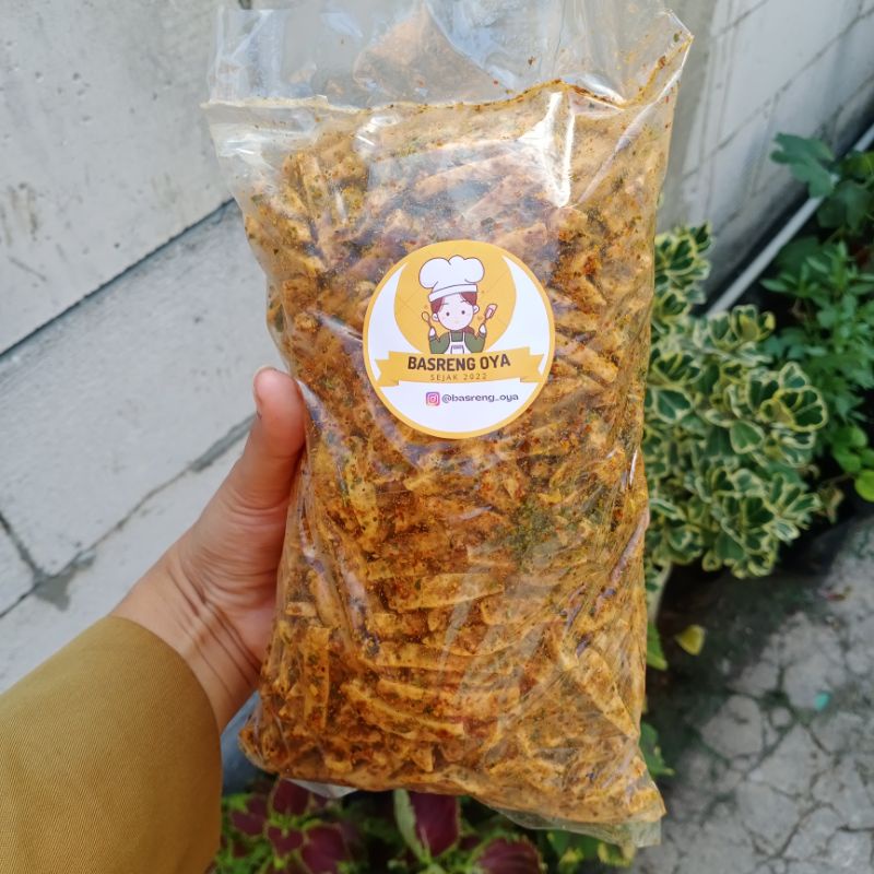 

basrenhg pedas gurih daun jeruk 500gram