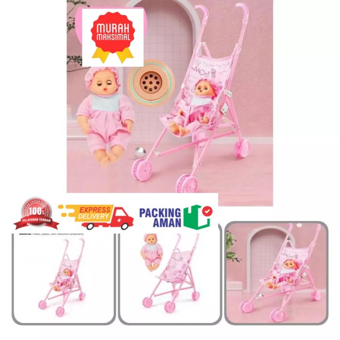 MAINAN DORONGAN BAYI BONEKA STOLLER BAYI 033