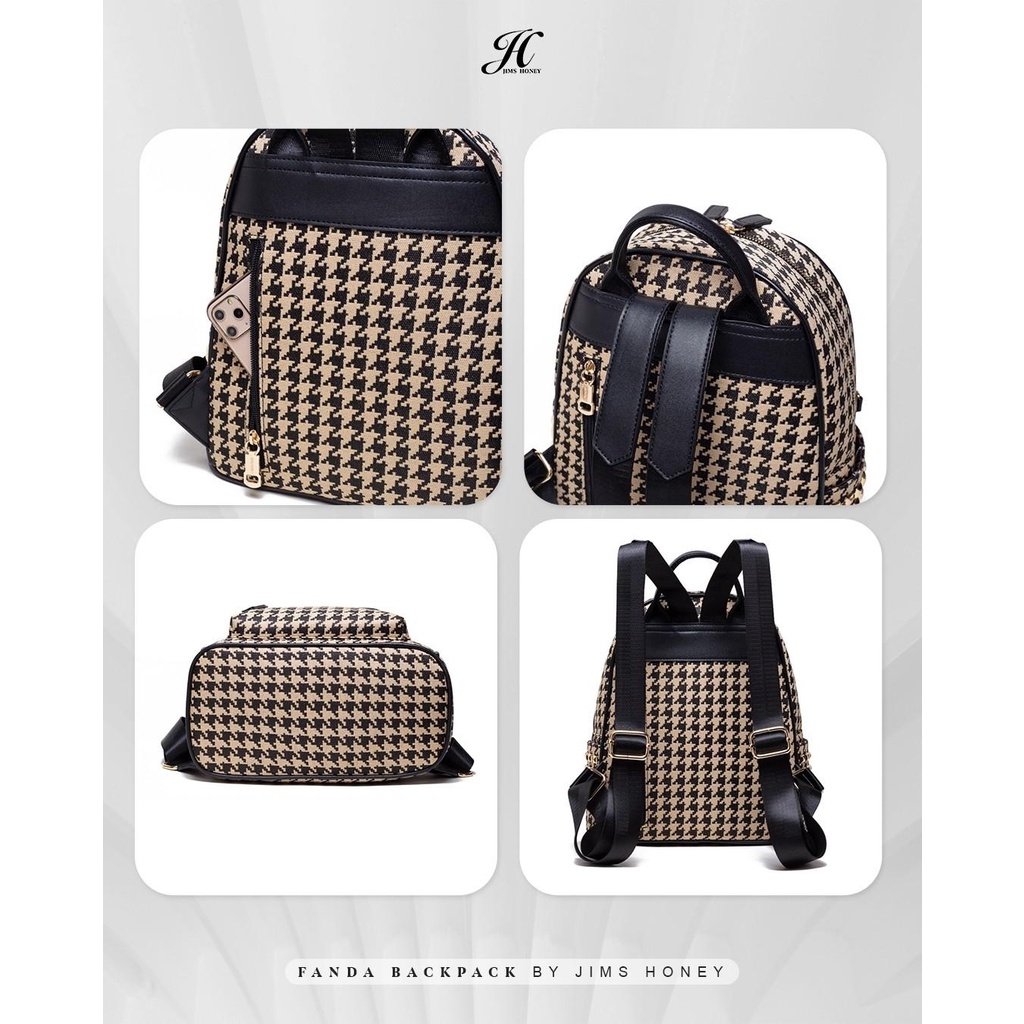 Jims Honey Fanda Backpack Tas Ransel Wanita Jimshoney Murah