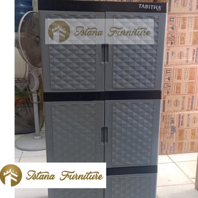 

LEMARI PLASTIK / LEMARI PAKAIAN / RAK PLASTIK 5 SUSUN 10 PINTU (JNE) stock ready