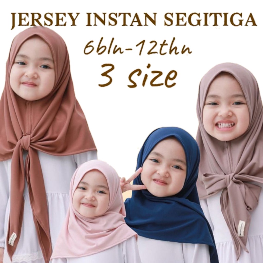𝐁𝐢𝐫𝐮𝐬𝐡𝐨𝐩𝟑𝟑-instan segitiga bahan Jersey instan jersey segitiga anak segitiga instan jersey anak segi