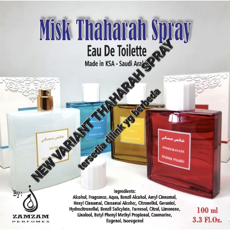 Misk Thaharah Original Musk Taharah Misk Tahara Original Saudi 3ml