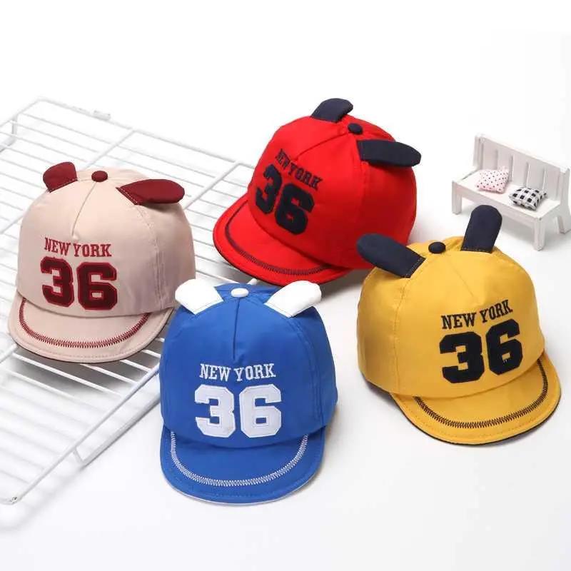 Topi Baseball Anak Laki-Laki / Perempuan 0-3 Tahun Bahan Lembut Kualitas Bagus