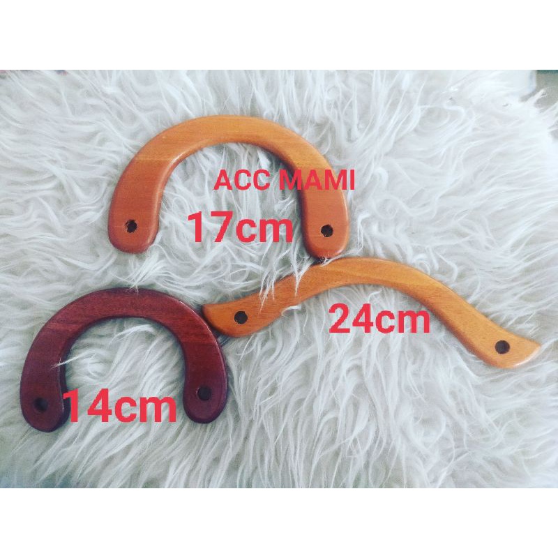Gagang kayu handle tas kayu
