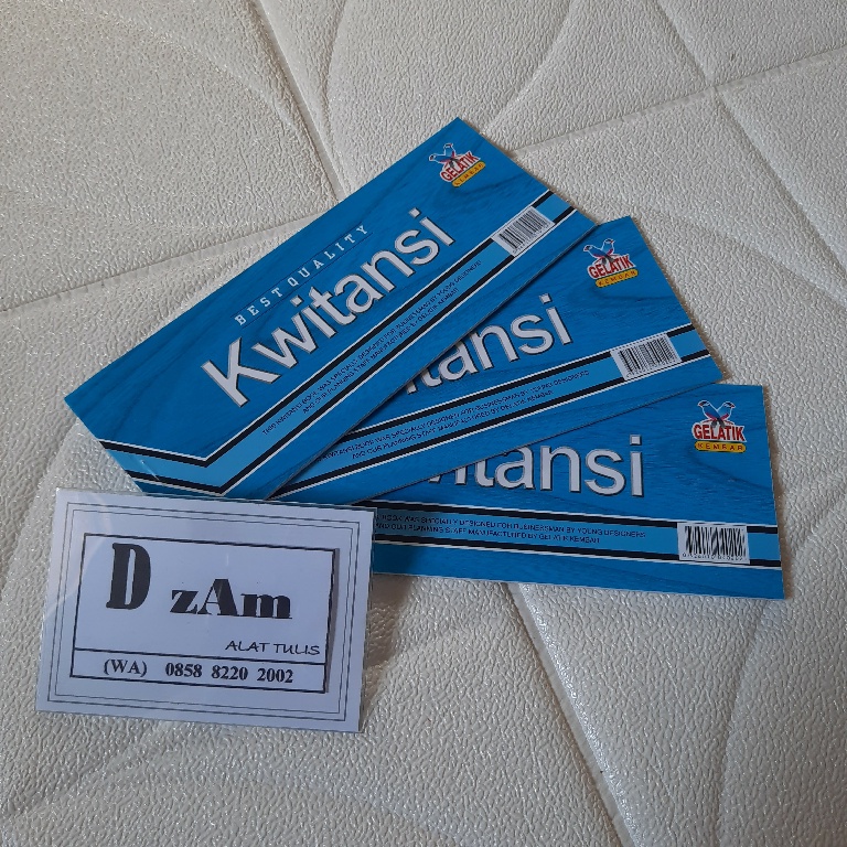 

KWITANSI KECIL | ALAT TULIS MURAH | GROSIR ALAT TULIS | BISA COD | ATK | DZAMSTORE