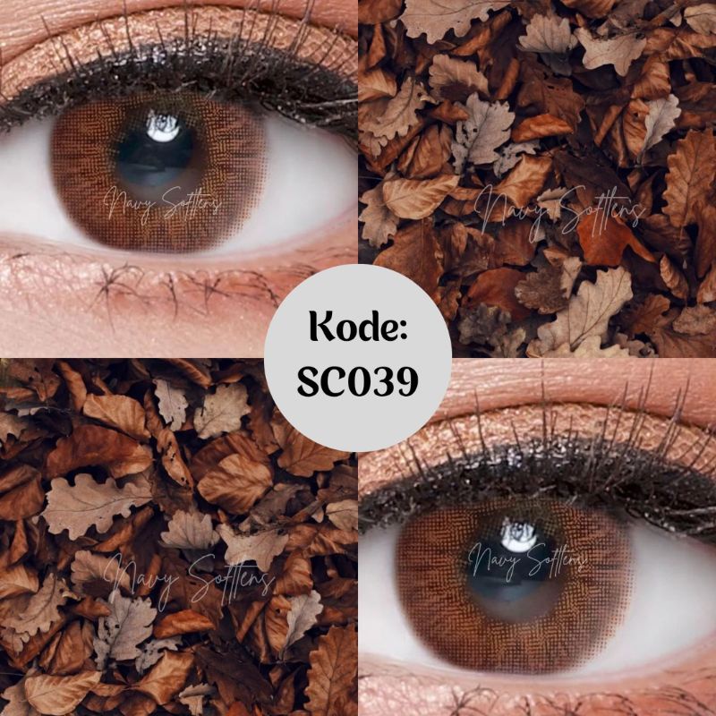 SC039 / Softlens Summer Brown / Softlens Brown / Softlens Murah / Softlens Natural / Softlens Fres Case + Air 60ml