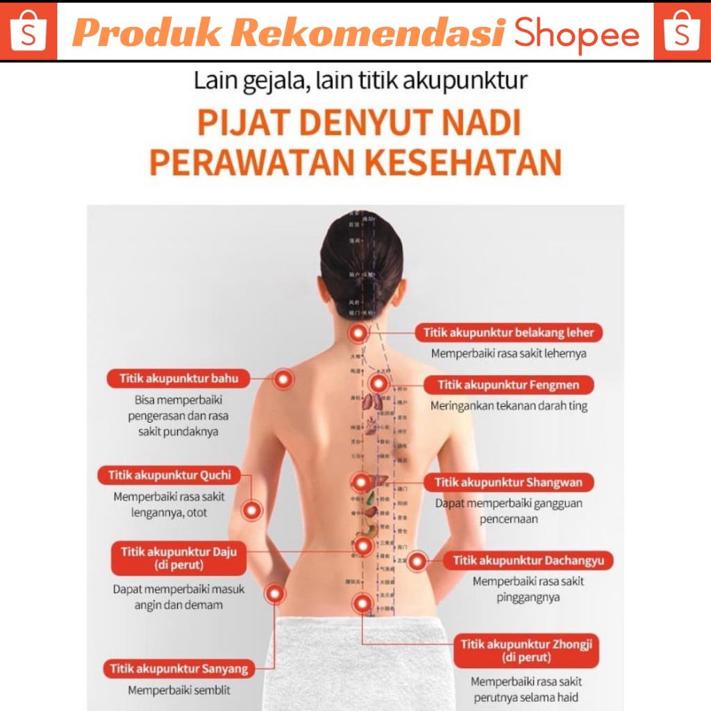 Pena Akupuntur Alat Pijat Terapi Elektrik Magnetik Meridian Original