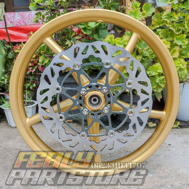 PIRINGAN CAKRAM PSM FLOATING 300 MM VELG VROSSI SANCA MODEL RCB PNP FIZ R VEGA R ZR JUPITER Z MX MIO