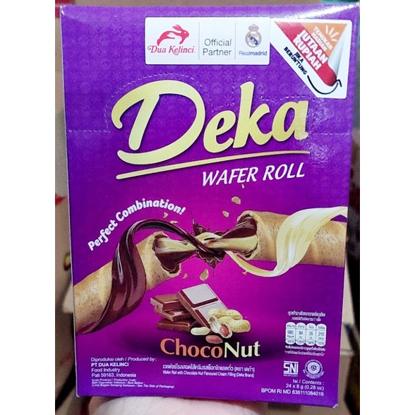 Deka Wafer Roll 8gr x 24pcs