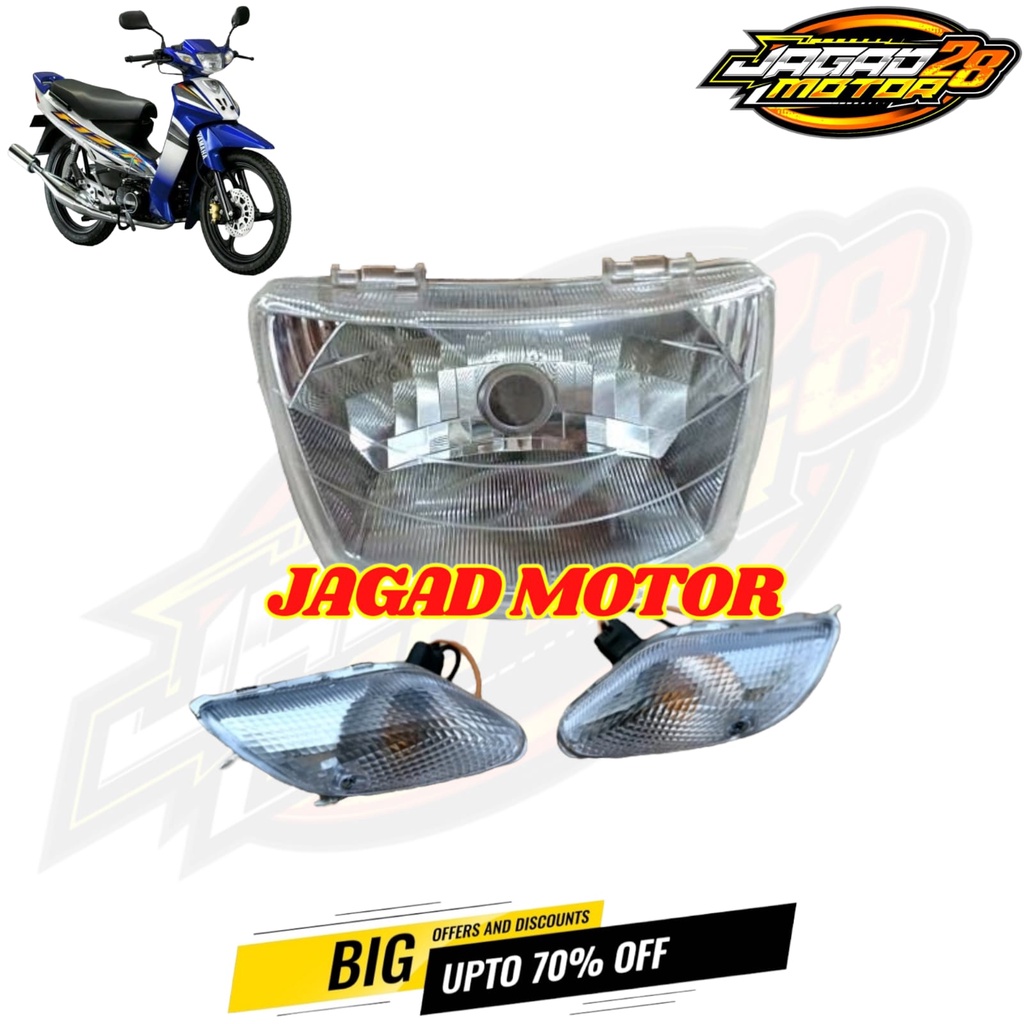 Lampu Depan Plus Sen Yamaha Fizr Fiz R / Lampu Depan Set Sein Yamaha Fizr Fiz R / Reflektor Lampu Depan Dan Sen Depan Yamaha Fizr Fiz R / Reflektor Lampu Depan Yamaha Fizr Fiz R Plus Sein Depan