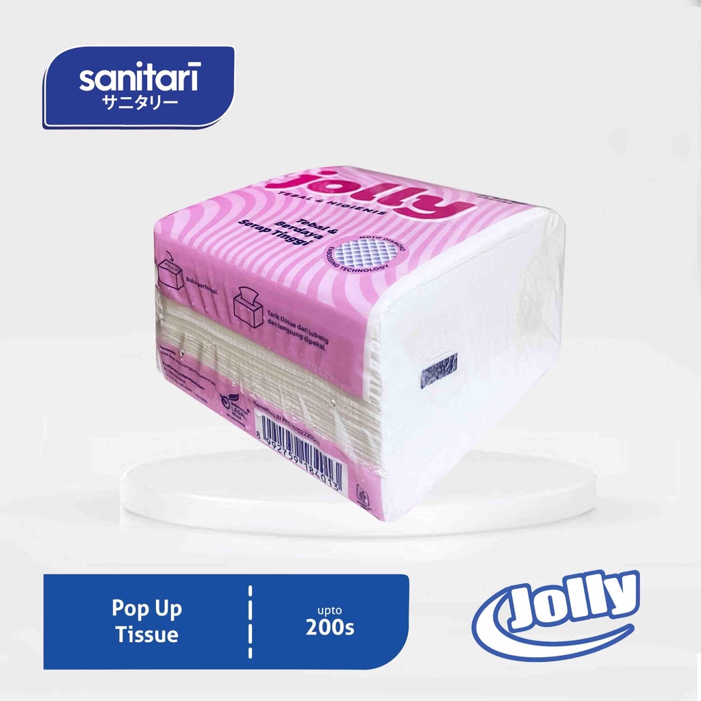 Tissue Jolly Pop Up Tissu Jolly Facial Pop Up Tisu Jolly Multipurpose