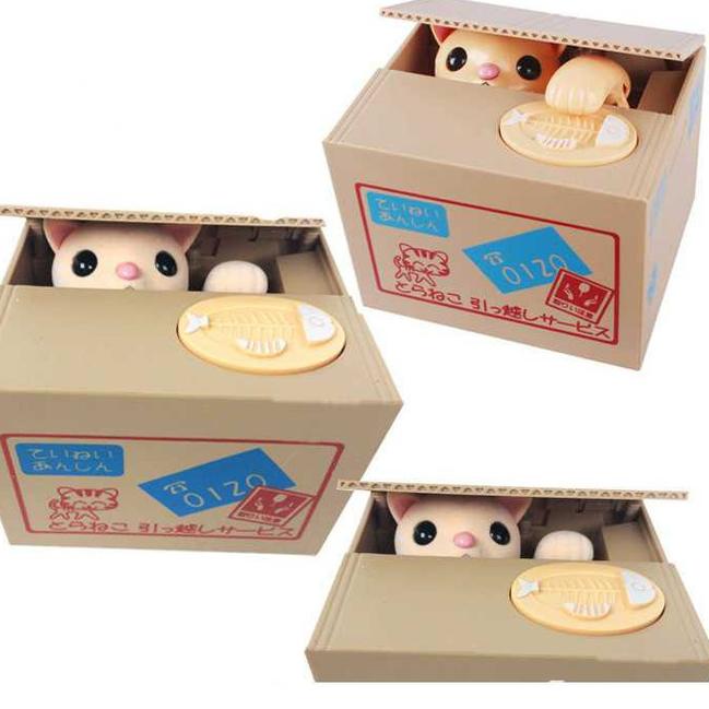 Celengan Kucing Unik Lucu Ocelot Remover - Kucing