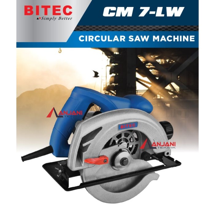 MESIN CIRCLE 7INCH BITEC CM 7 INCH CIRCULAR SAW GERGAJI KAYU CM7