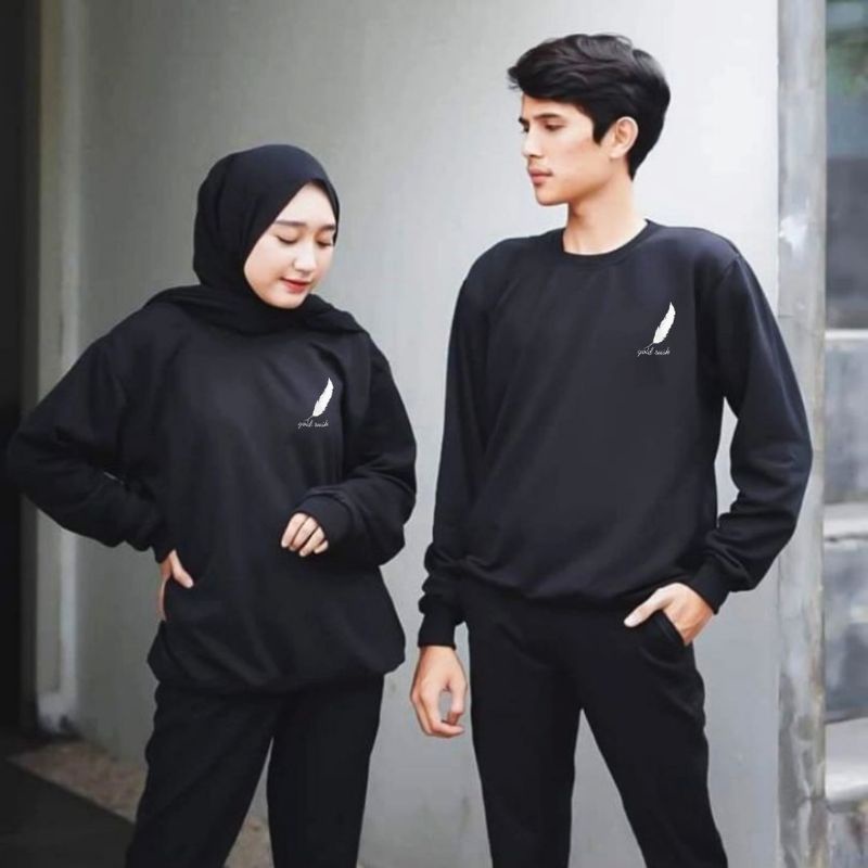 Baju COUPLE GOLD RUSH  terbaru lengan panjang  kaos Trendy dan kekinian/ harga sudah termasuk 2pcs