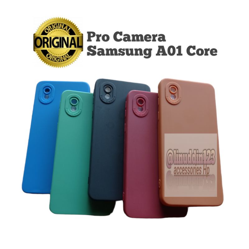 Softcase Samsung A01 Core candy TPU Case Macaron Pro camera