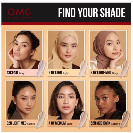 OMG / Oh My Glam Coverlast Liquid FOUNDATION