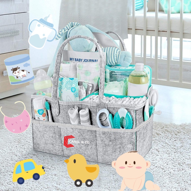 CANEL &amp; CO Multipurpose Caddy Bag/ Diaper bag / Tas bayi/ Caddy Bag  Diaper Organizer /Tas Popok Peralatan Bayi