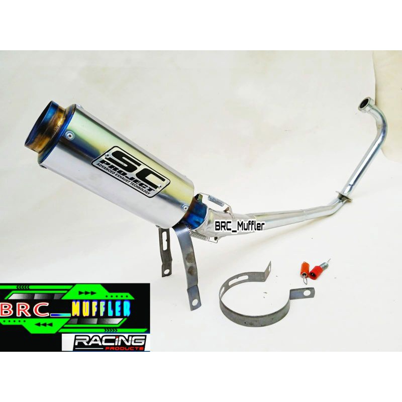 KNALPOT RACING SC PROJECT JUPITER MX OLD, JUPITER MX NEW, SATRIA FU KARBU dan INJEKSI