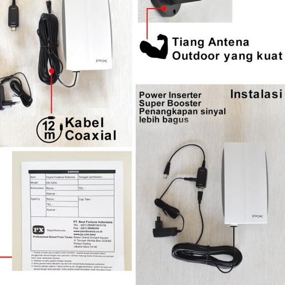 Antena DIgital TV PX DA-5200 model terbaru PX DA-5700