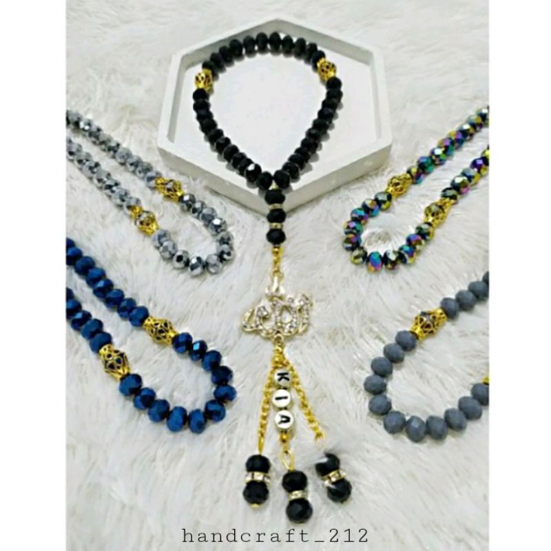 Tasbih 33 Butir Custom Nama Request Sesuai Keinginan