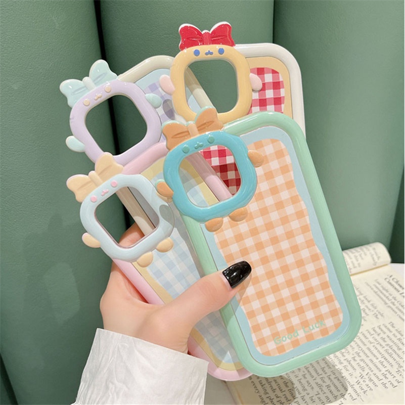 Soft Case Pelindung Lensa Motif Burung Monster Kecil Untuk iPhone14 13 12 11 Pro Max X Xr Xs Max 7 8 6 6s Plus SE 2020