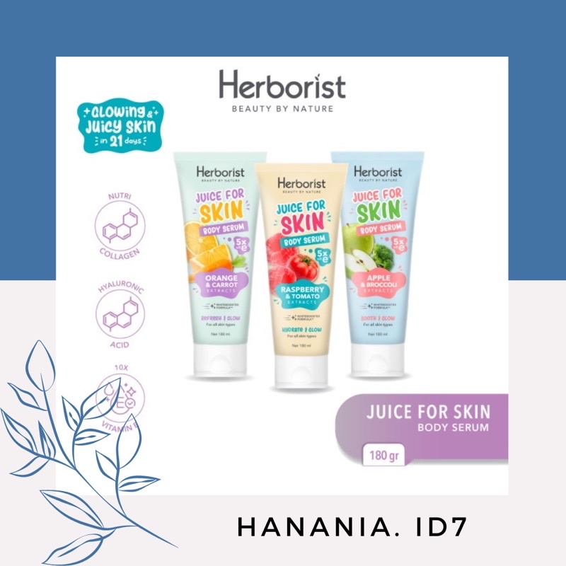 HERBORIST JUICE FOR SKIN BODY SERUM 180ML