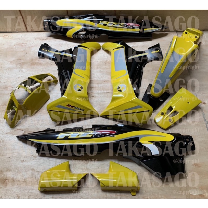 Cover Body Fizr F1zr Caltex Kuning Hitam Full Set Halus Cover Bodi Yamaha Fiz r